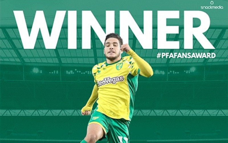 Norwich City�s Emiliano Buendia Wins Championship PFA BSM Fans� Player
