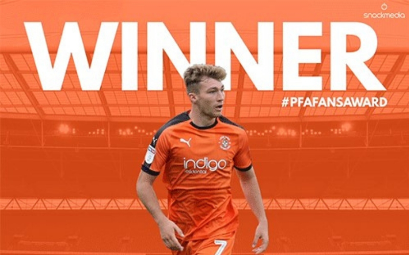 Luton Town�s Jack Stacey Wins League One PFA BSM Fans� Player of The Month Award