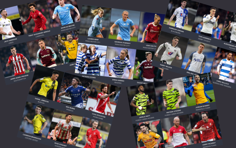 January Shortlists for the PFA Vertu Motors Fans' Player of the Month Awards