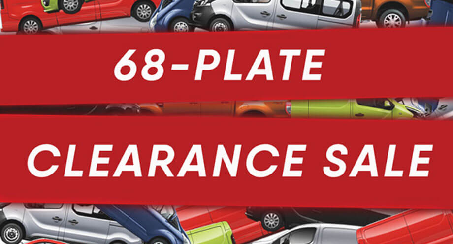 68-plate van clearance - everything must go!