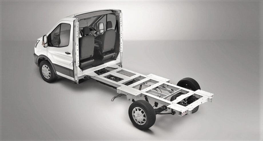 Ford Transit chassis cab skeletal model announced
