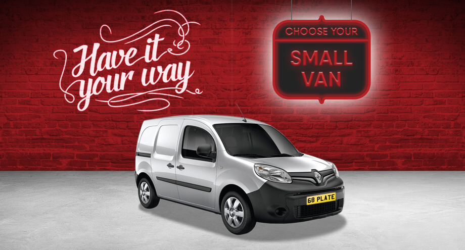 Have it your way - Small van deals for everyone's requirements