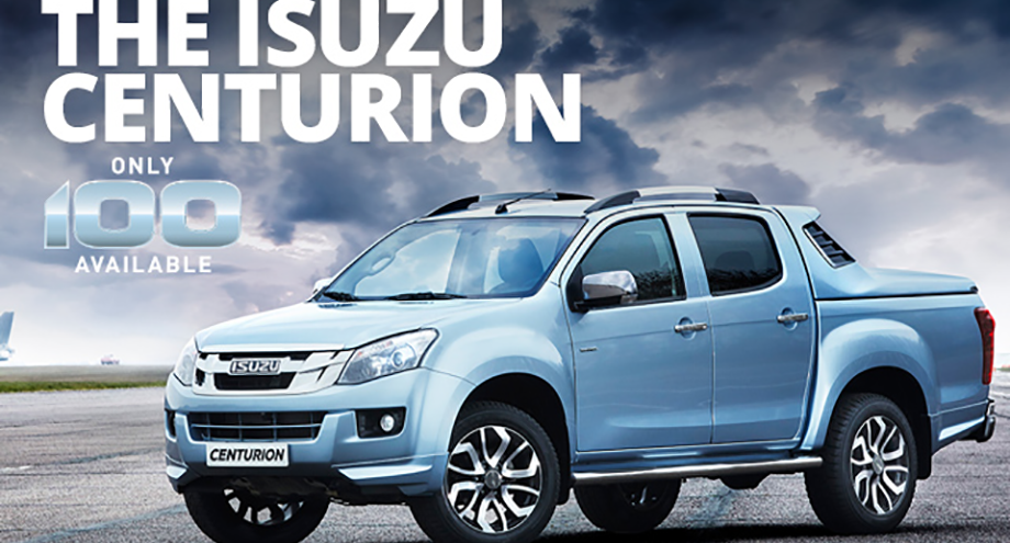Isuzu celebrates its birthday with a new pick-up, the Centurion