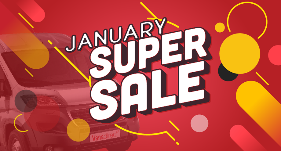 January Sales - Brand new vans less than  £50 per week!