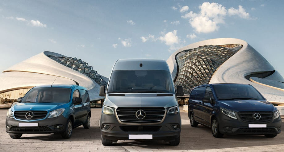 Mercedes vans - Premium and versatile