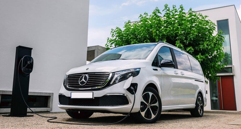 The new all-electric Mercedes van of the future