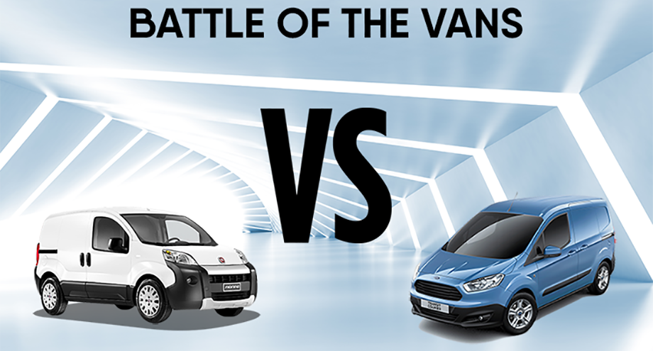 New van battle: Fiat Fiorino v Ford Transit Courier