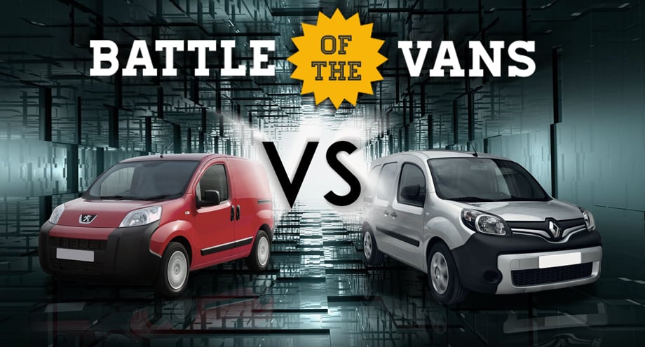 New van battle: Peugeot Bipper v Renault Kangoo