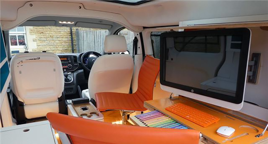 The smart van is the mobile office of the future