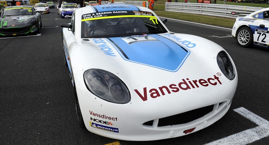 Vansdirect sponsored Louis Foster gains double podium at Oulton Park