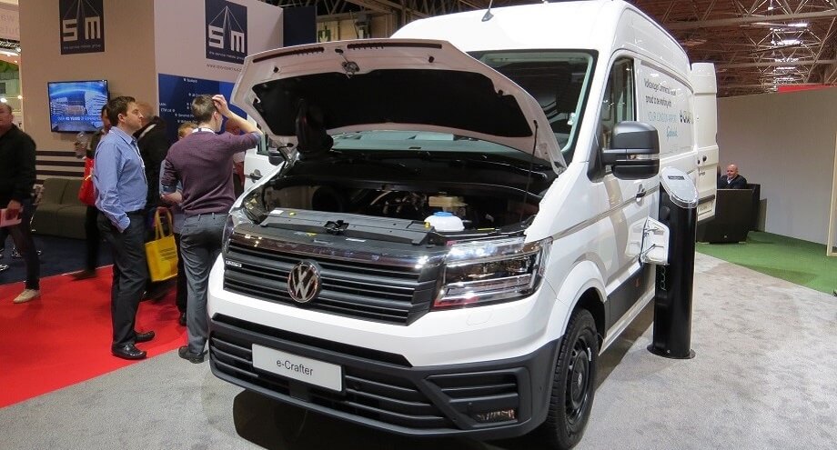 Volkswagen Crafter electric van gets UK debut