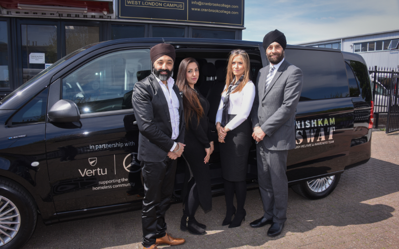 Vertu Mercedes-Benz Steps In To Support Charity Following Van Fire