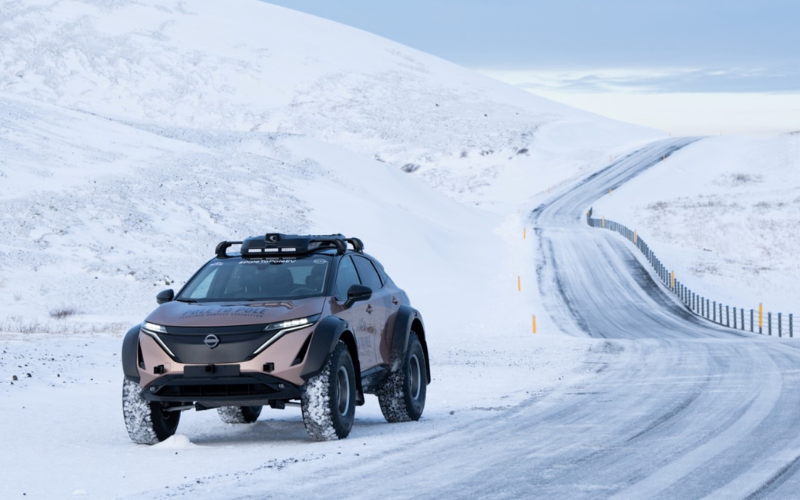 New Nissan ARIYA e-4ORCE Unveiled As Pole to Pole Expedition Begins