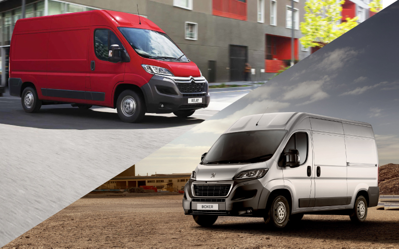 Peugeot Boxer and Citroen Relay large van updates announced