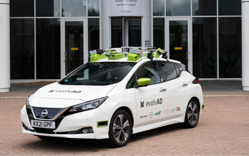 Nissan LEAF to Be Tested in evolvAD Driving Research Project