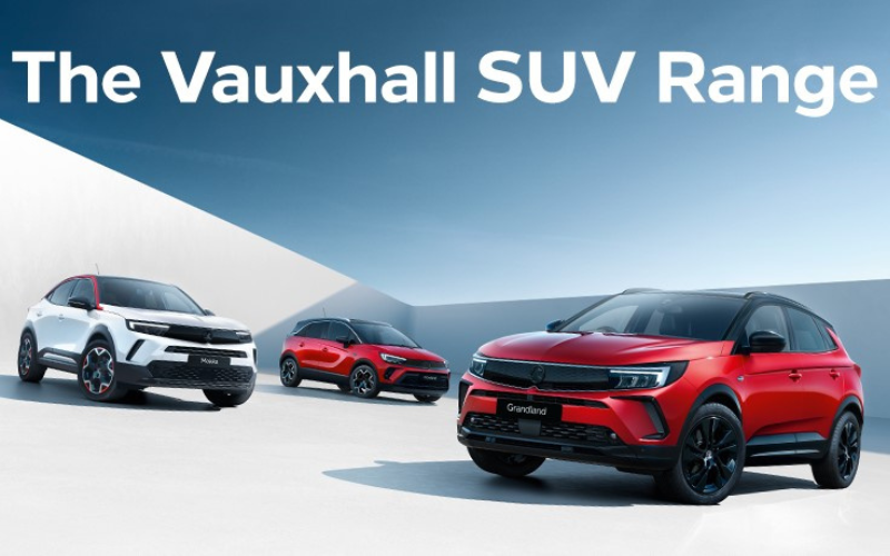Searching for an SUV? Meet the Vauxhall Mokka, Grandland, and Crossland