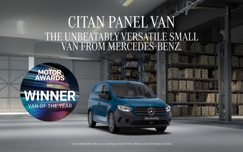 Mercedes-Benz Citan Van Voted Van of the Year at News UK Motor Awards