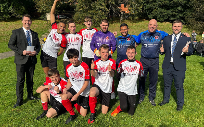 Bristol Street Motors Barnstaple Peugeot Champions Inclusive Football