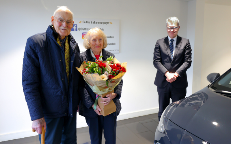 Bristol Street Motors and St Oswald's Hospice Celebrate Surprise Raffle Win