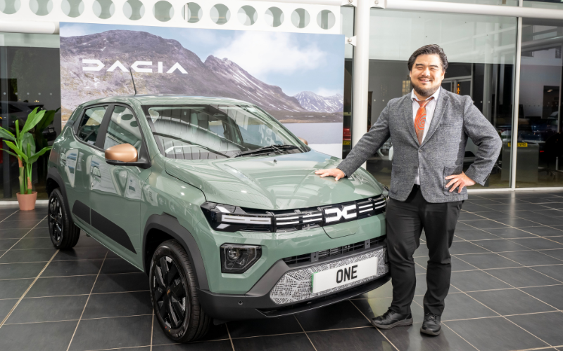 First All-New Dacia Spring Delivered to UK Customer