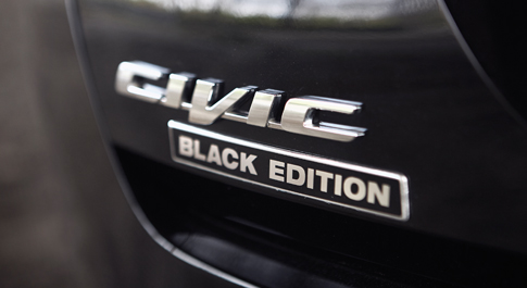 New Honda Black edition Civic revealed