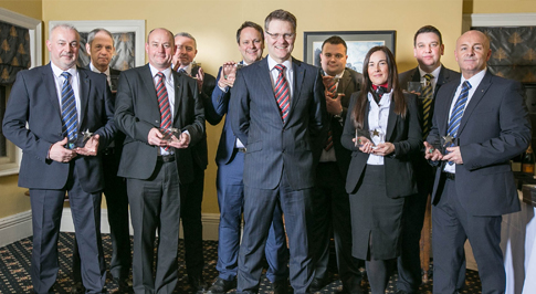 Vertu Motors honour managers at award ceremony