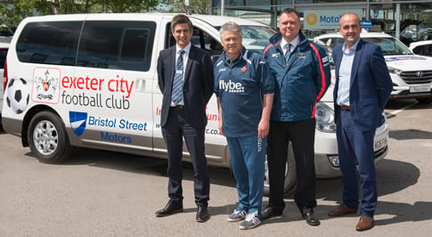 Hyundai Exeter kicks off Exeter City support with giveaway