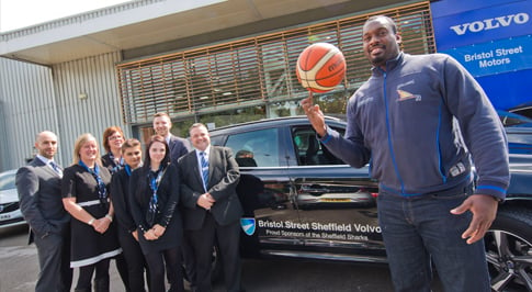 Bristol Street Motors Volvo Sheffield backs the Sharks