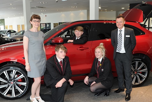 Jaguar Bolton rewards hard work of Harper Green Pupils