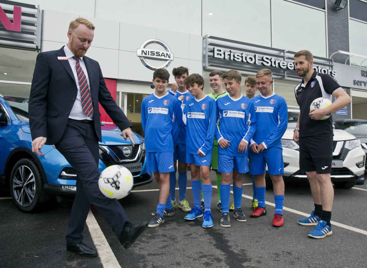 Nissan Chesterfield supports Brampton Rovers FC