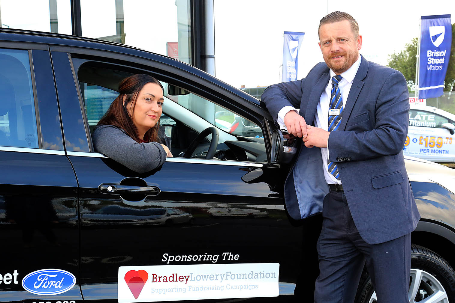 Hartlepool Ford helps the Bradley Lowery Foundation