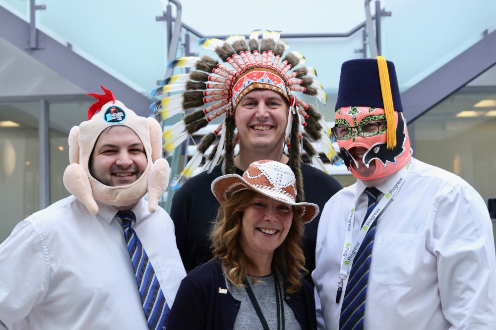 Colleagues at Vertu Motors get their hats on for automotive