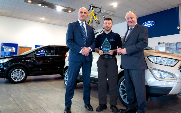 Tewkesbury MP visits 'Ford Apprentice of the Year'