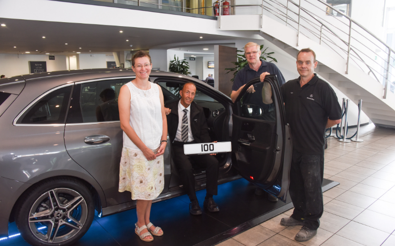 Beaconsfield Car Retailer Colleagues Celebrate 100 Not Out!