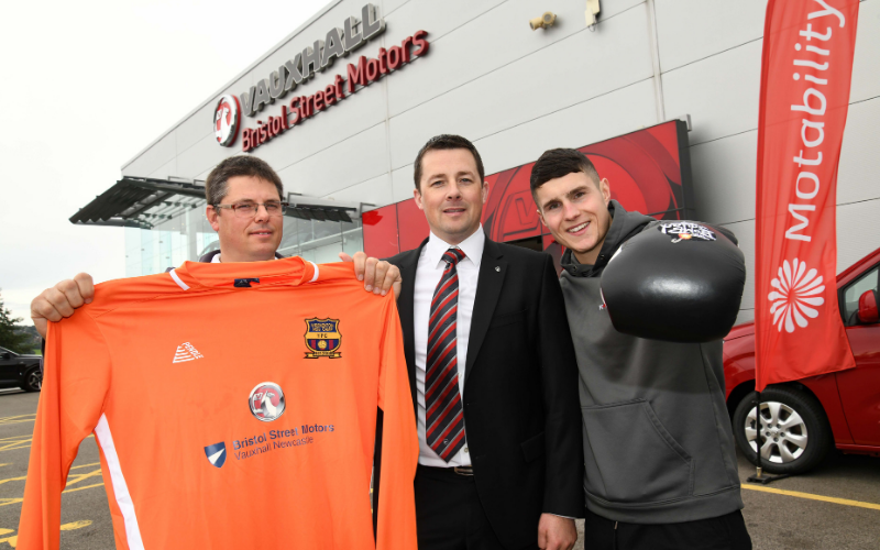 Back Of The Net Or In The Ring - BSM Vauxhall Newcastle Sponsors Local Sports