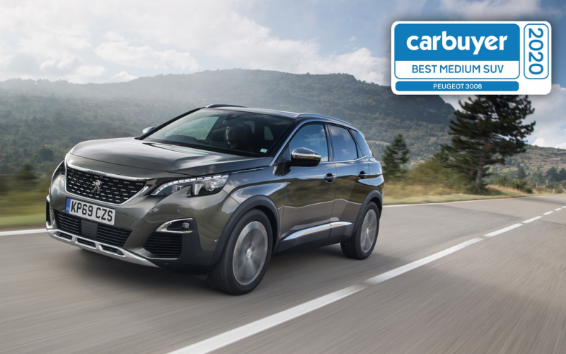 Peugeot 3008 Wins Best Medium SUV At The Carbuyer Best Car Awards 2020