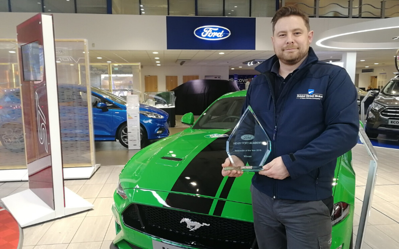 Bristol Street Motors Birmingham Motor Technician Wins National Award