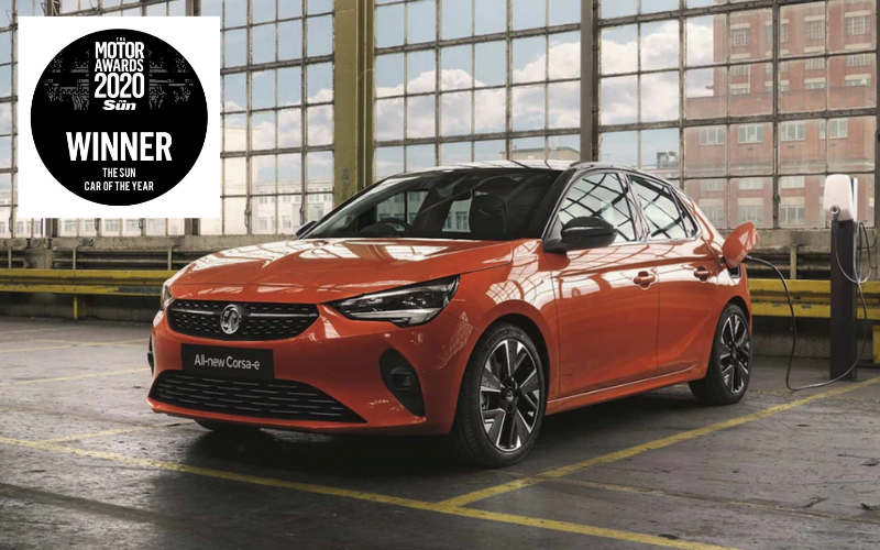 The Vauxhall Corsa-e Has Been Named The Sun Car of the Year 2020