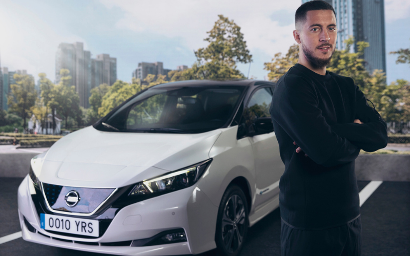 Football Pro, Eden Hazard Joins Nissan's #ElectrifyTheWorld Movement
