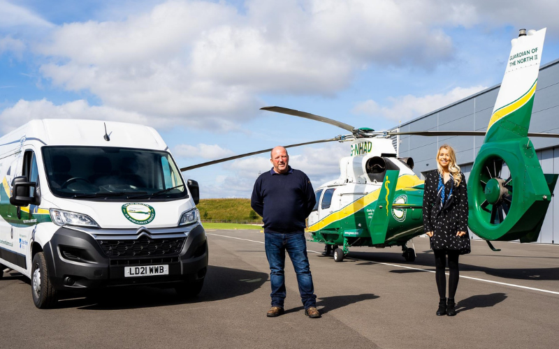 Air Ambulance Hopes Van Donation Will Help Drive Fundraising