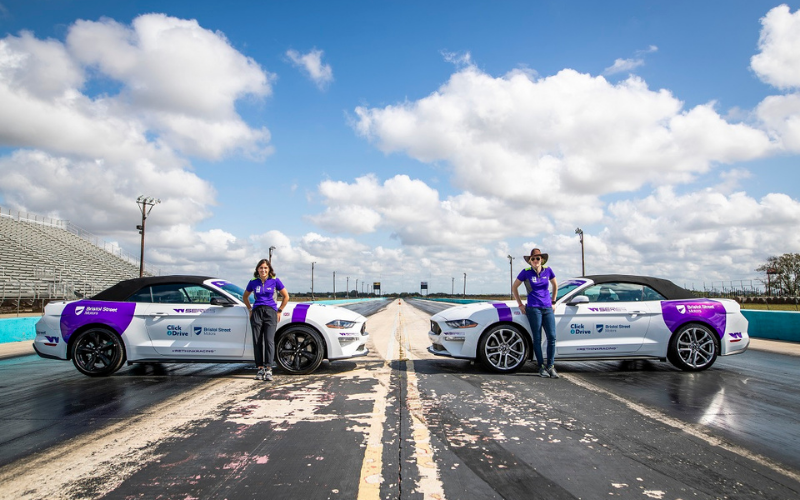 Top All-Women W Series Drivers Go Head-To-Head In Texas Drag Race