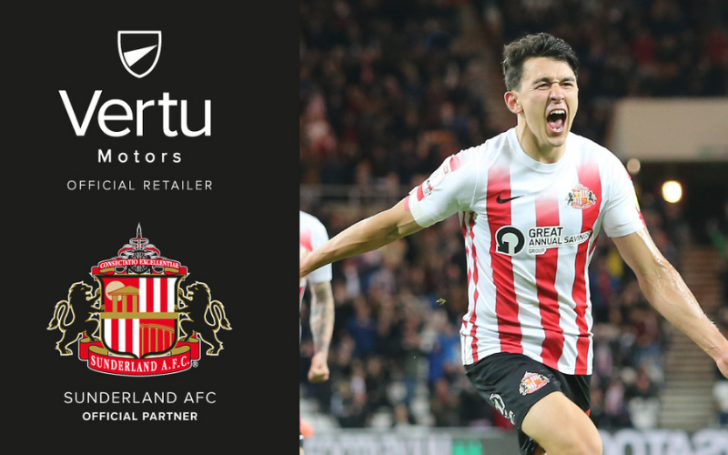 Vertu Motors Drives Sunderland AFC Partnership