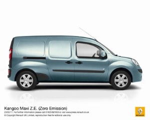 Renault to debut Kangoo Van Maxi ZE
