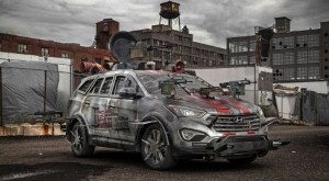 Hyundai showcases Santa Fe Zombie Survival Machine