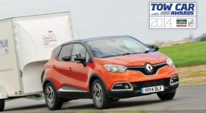 Renault's Captur named Best Ultralight Tow Car at the 2014 Tow Car Awards