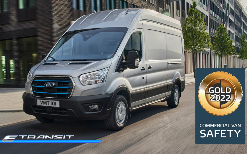 All-Electric Ford E-Transit Van Wins EURO NCAP Gold Award 