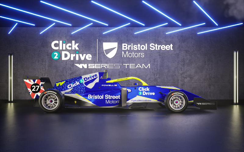 Bristol Street Motors Launches Click2Drive W Series Race Team