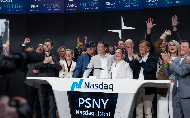 Polestar Celebrates Public Listing in New York By Ringing Nasdaq Bell