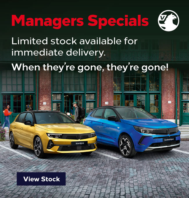 Vauxhall Manager Specials