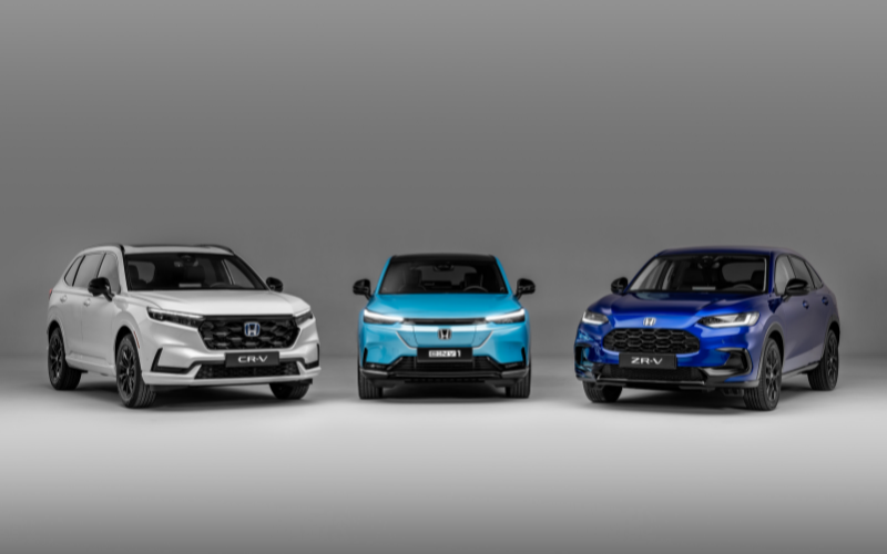 Honda announces three upcoming electrified models